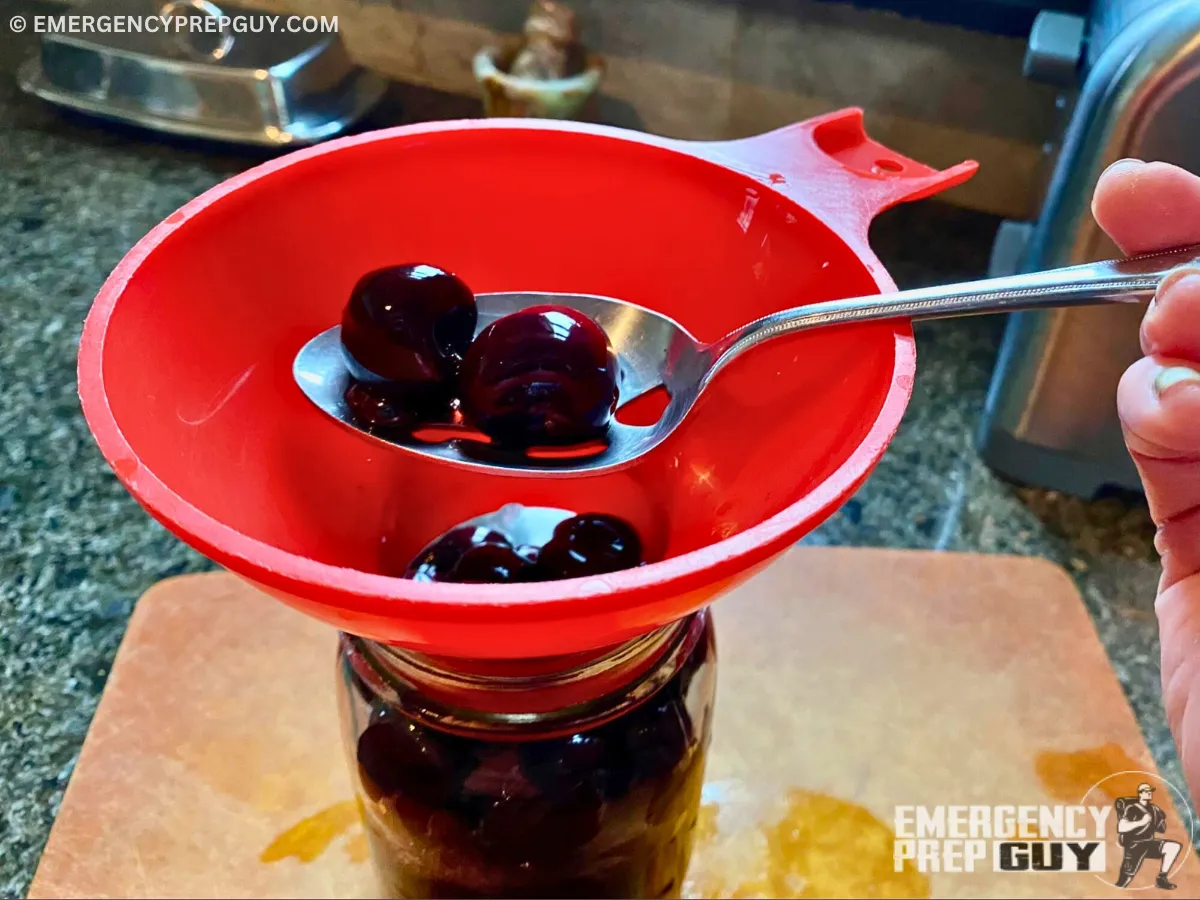 Fill Jars with Cherries
