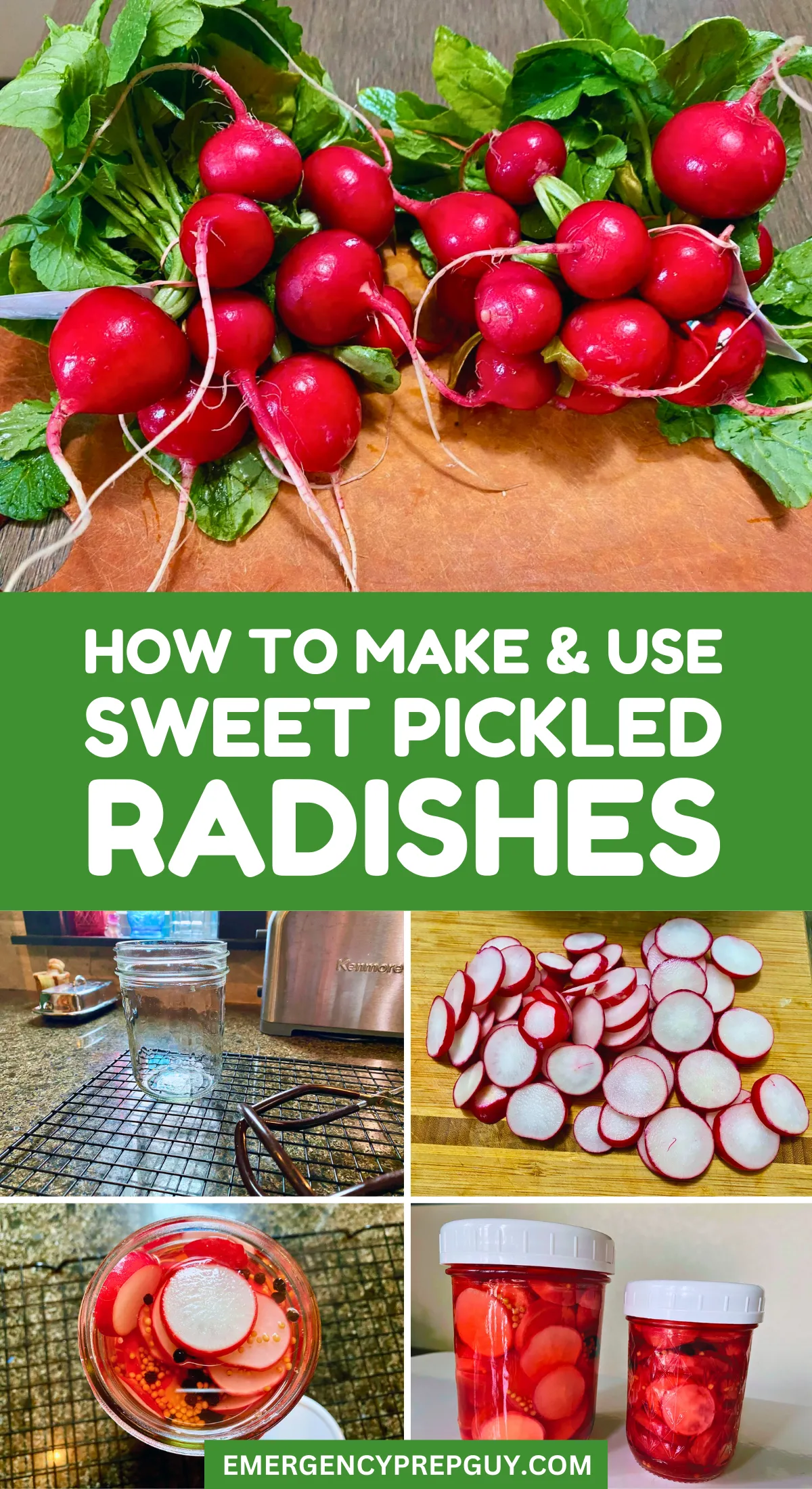 How To Make & Use Sweet Pickled Radishes